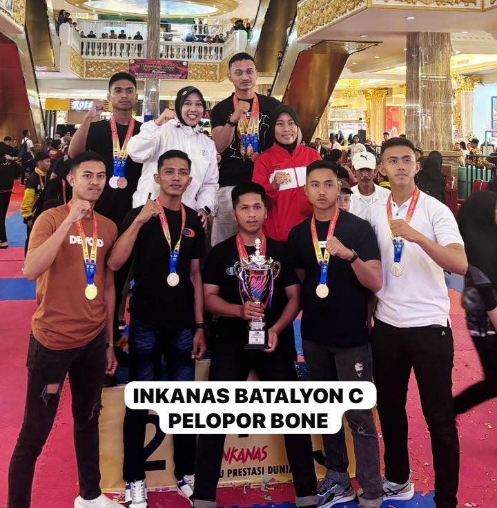 Yon C Pelopor Satbrimob Polda Sulsel Raih Juara Umum 2 Kejuaraan Inkanas 2024