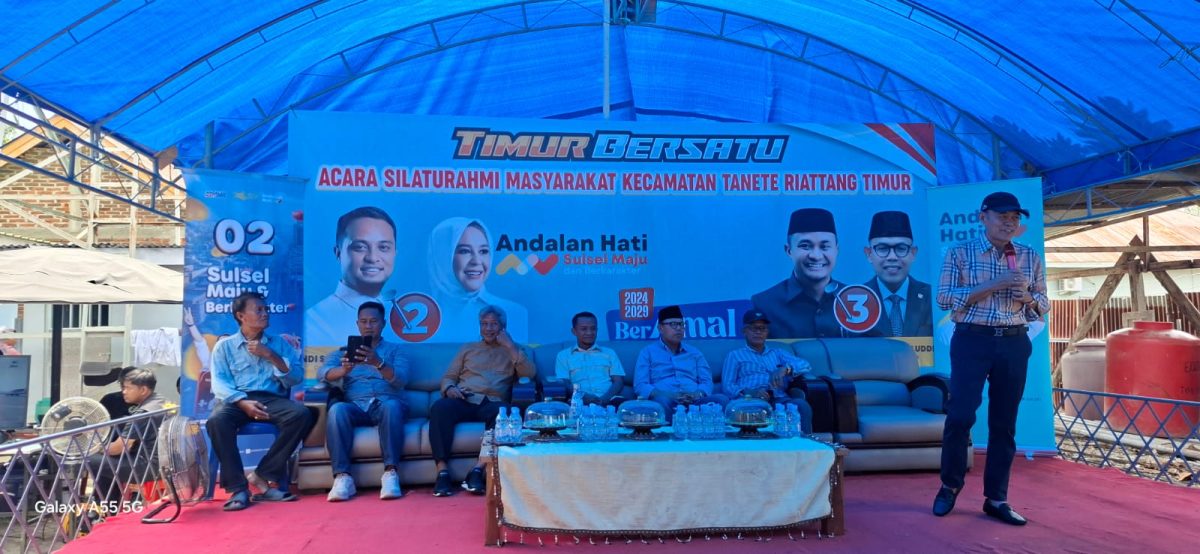 Andi Sudirman dan Paslon BerAMAL Hadiri Silaturahmi di Tanete Riattang Timur