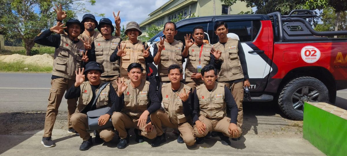 Gaya Keren Tim Relawan NSR di Kampanye BerAmal