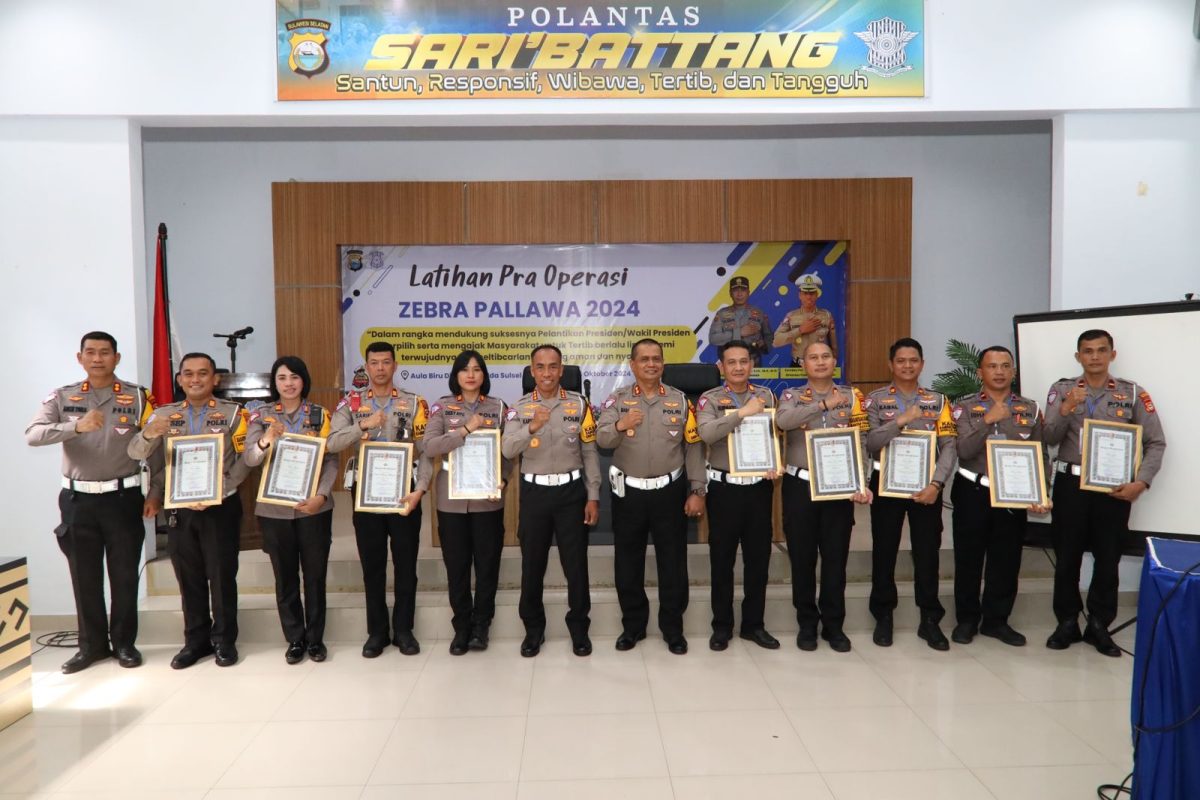 Satlantas Polres Bone Raih Penghargaan atas Kinerja Unggul di Bidang Lalu Lintas_trends.co.id