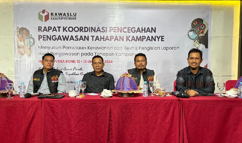 Bawaslu Bone Tegaskan Pentingnya Pencegahan dalam Pengawasan Kampanye Pemilu