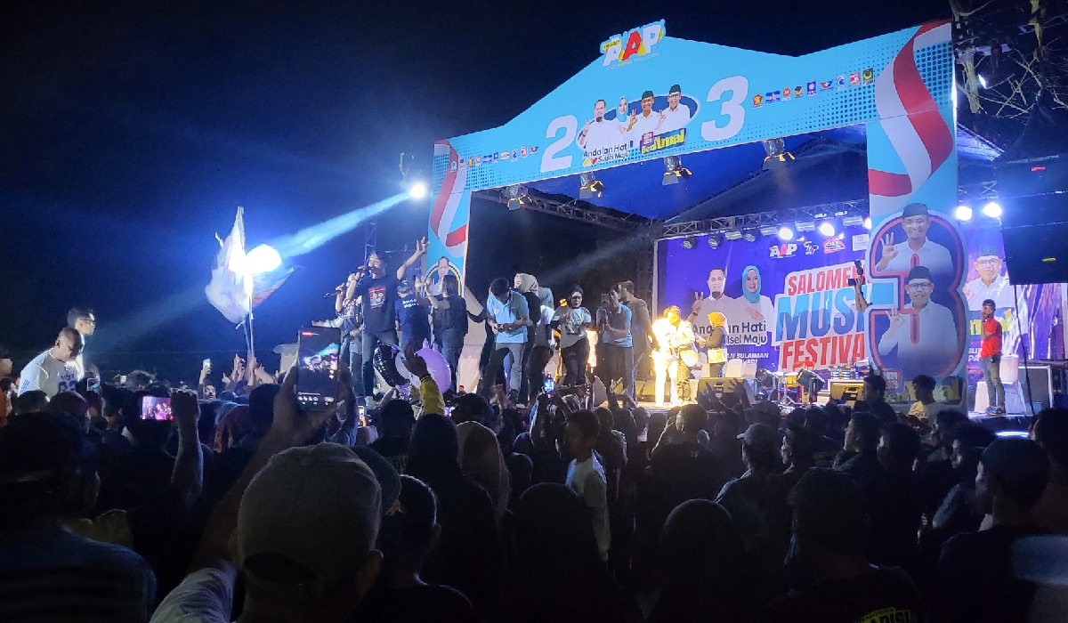 Kampanye Akbar BerAmal, Lapangan Salomekko Jadi Lautan Manusia