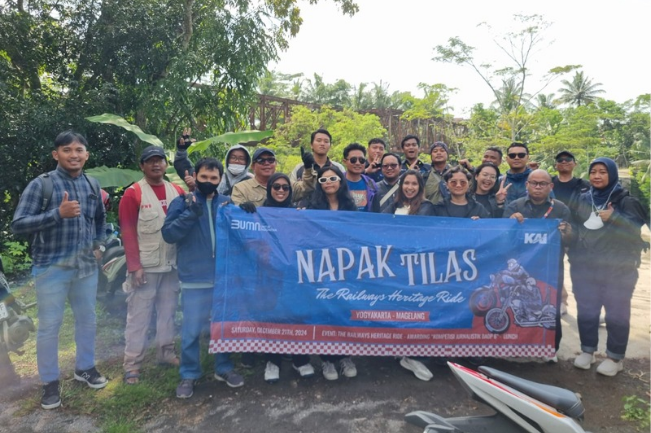 KAI Daop 6 Yogyakarta Gelar Napak Tilas Jalur Kereta Api Yogyakarta-Magelang