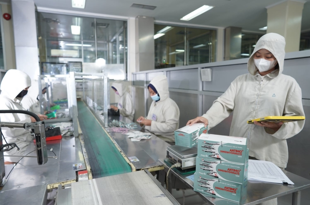 Jelang Nataru Phapros Tingkatkan Produksi Antimo