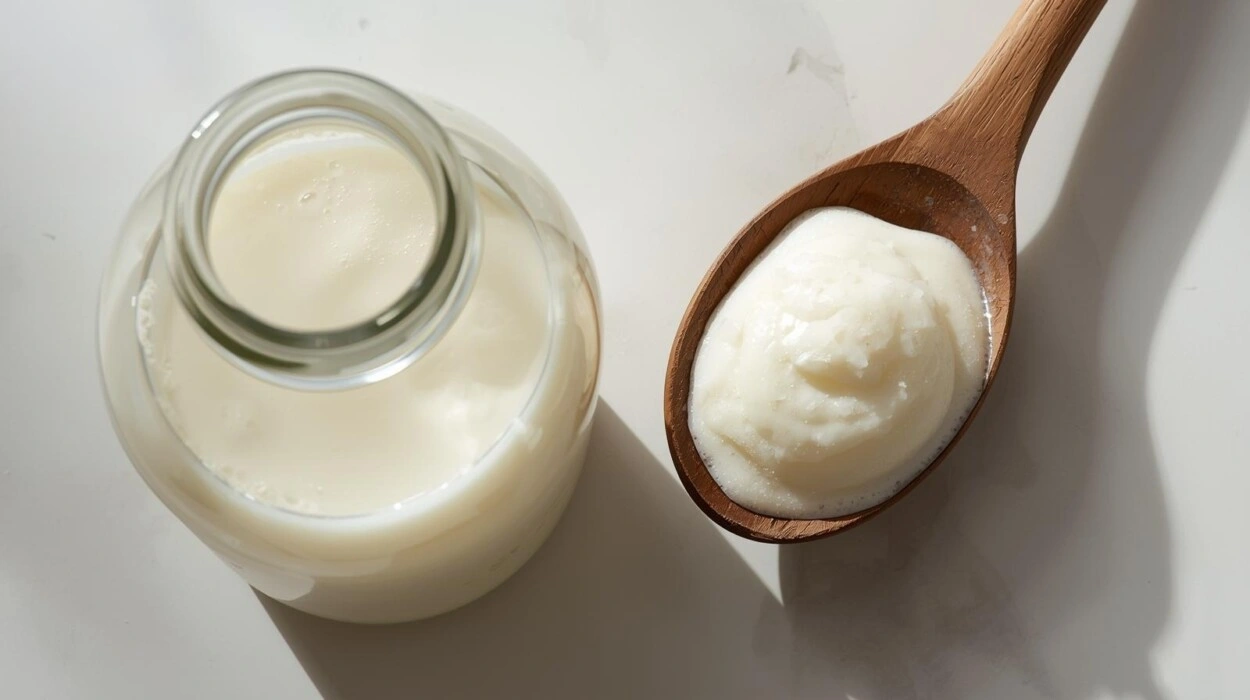 Meski menjanjikan sebagai minuman awet muda, kefir bukan minuman yang bisa dikonsumsi secara berlebihan. (Foto: Ilustrasi AI/Trends.co.id)