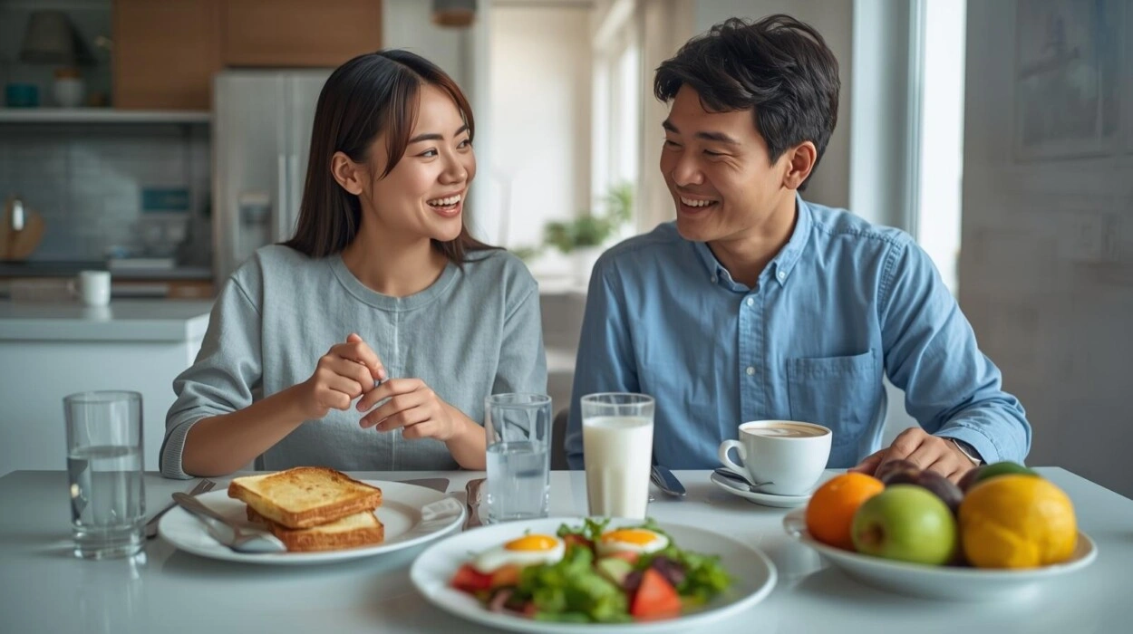 Selain tidur, makanan yang dikonsumsi juga turut mempengaruhi kesehatan otak. (Ilustrasi AI/TRENDS.co.id)